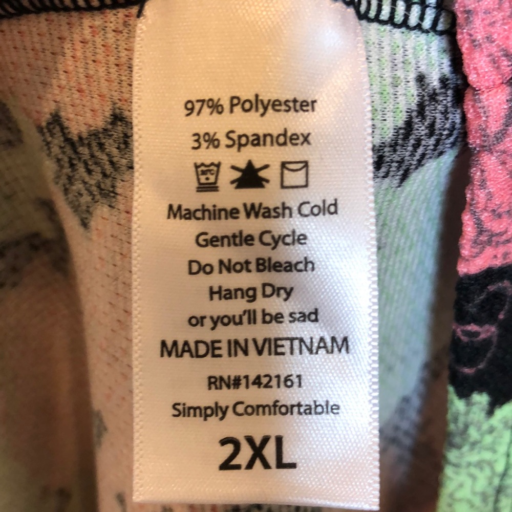 LuLaRoe Floral Amelia Dress - Picture 6 of 7